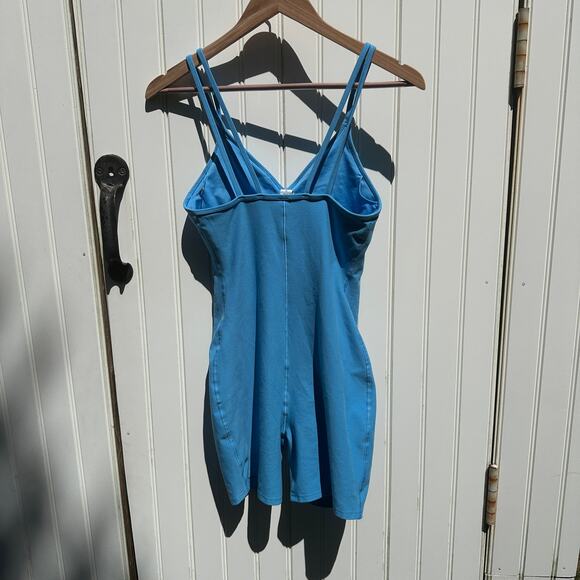 Alo Yoga Alosoft Suns Out Onesie Azure Blue Size Medium Limited Edition Romper - Picture 7 of 16
